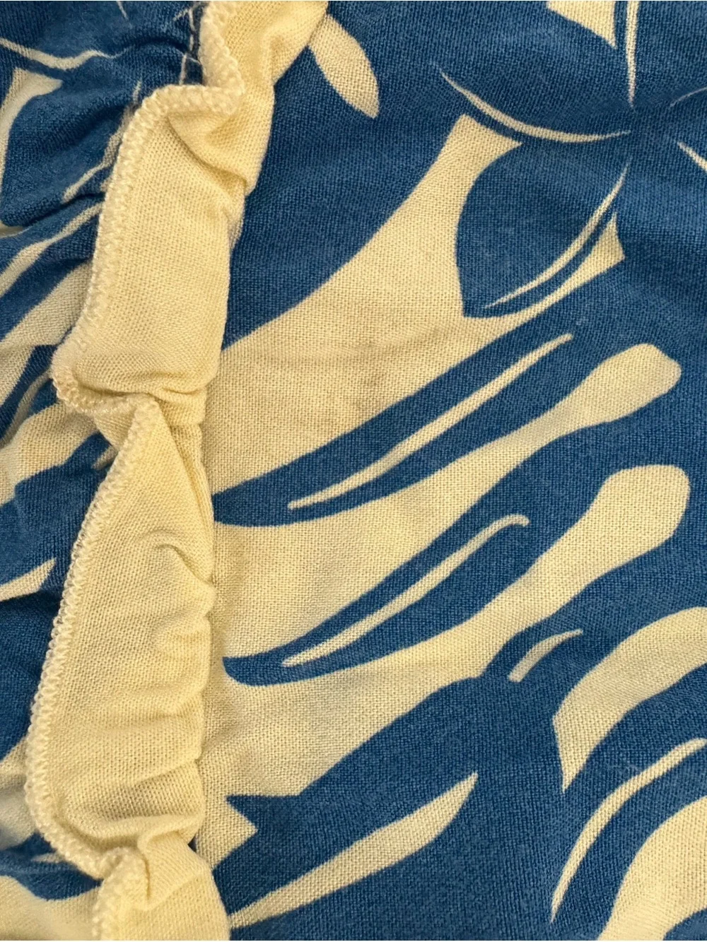Disney Blue and Cream Tropical Minnie Tank Dress for Kids